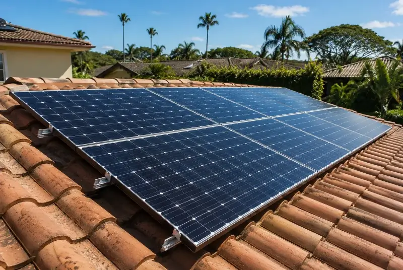 Installation de panneaux solaires à Brocas